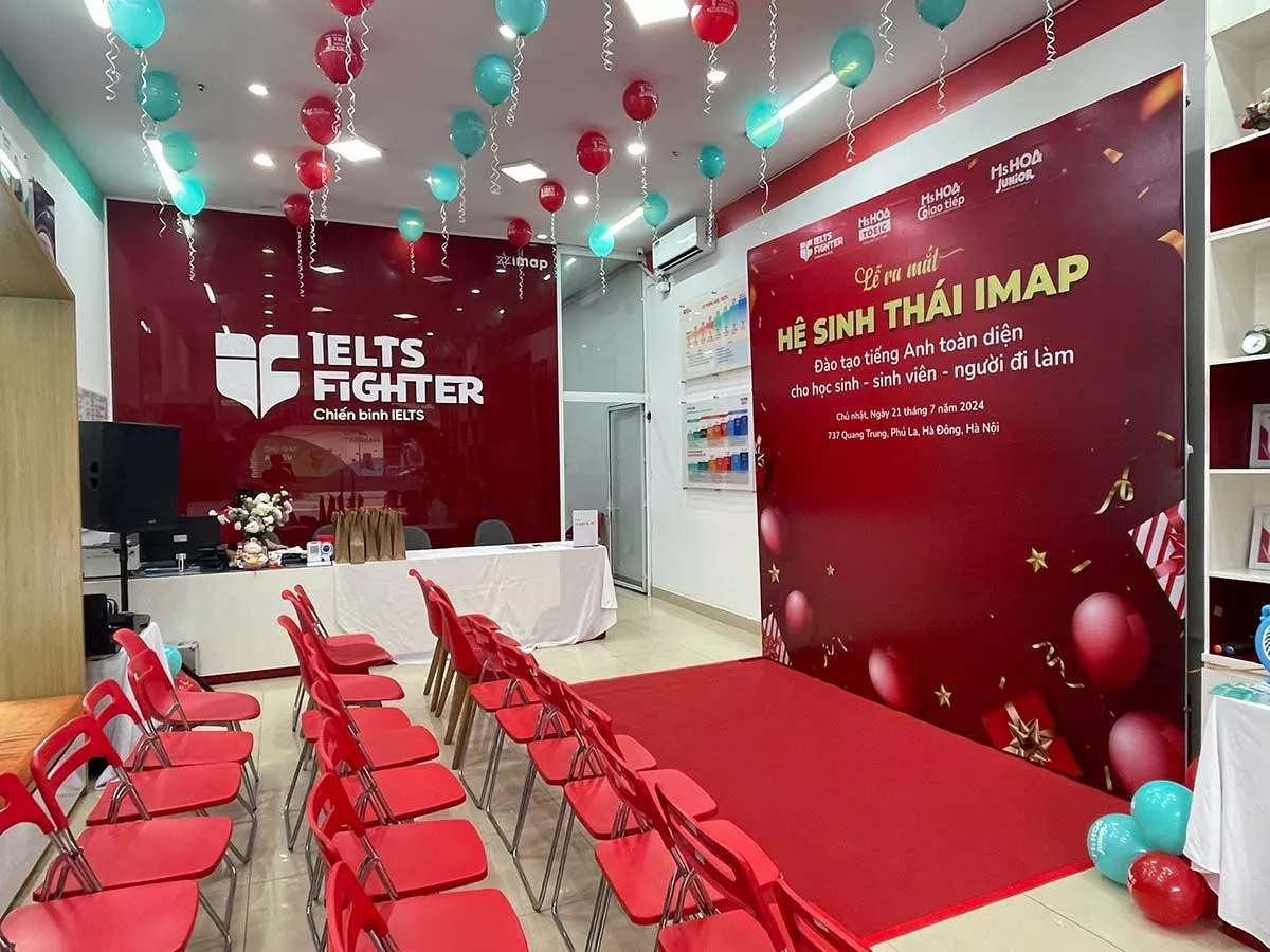 Tổ chức khai trương trung tâm Ielts fighter tại 737 Quang Trung, Hà Nội