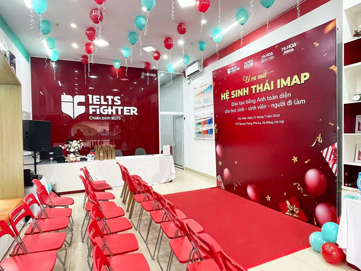 Âm thanh sự kiện khai trương Trung Tâm Ielts fighter